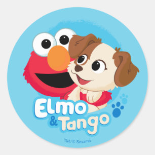 Adesivo Sesame Street Elmo & Tango Insígnia