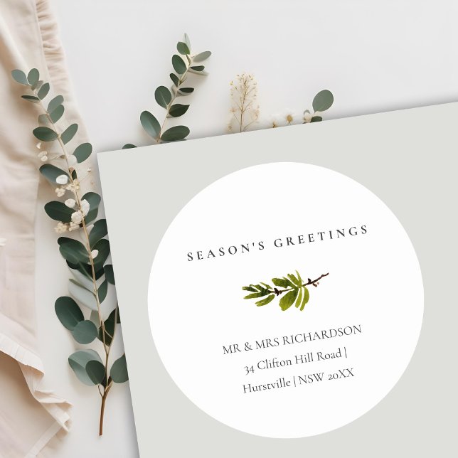 Adesivo Sessões de Natal do Pine Branch (Criador carregado)