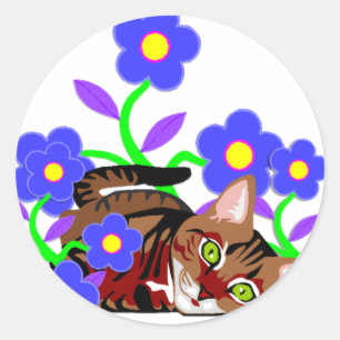 Adesivo Sesta do gato