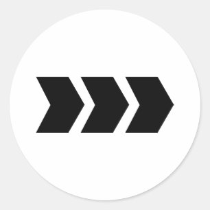 Adesivo seta para a direita