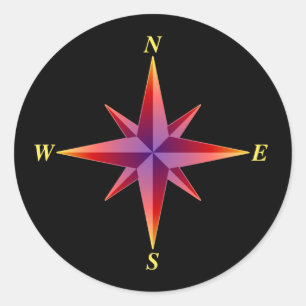 Adesivo Seta para o Norte