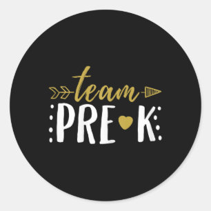 Adesivo Seta pré-k do professor pré-escola