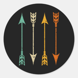 Adesivo Setas De Arranjo Vintage Para O Retro De Caça A Ar