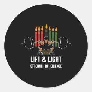 Adesivo Sete Princípios Das Velas De Kwanzaa Kinara Deadli
