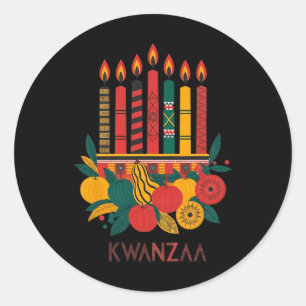 Adesivo Sete Velas da Funny Kinara Celebração Kwanzaa 2