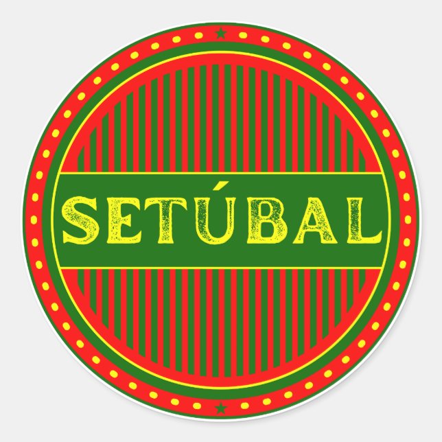 Adesivo Setúbal City Pride Emblem – Portuguese Identity (Frente)