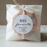 Adesivo Seu Casamento Favorito A Palavras Redondas Editáve<br><div class="desc">Adicione estas etiquetas personalizáveis aos seus favoritos. Crie os autocolantes circulares dele e dela. Avise todos os seus convidados de casamento sobre suas guloseimas favoritas.</div>