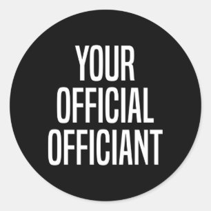 Adesivo Seu Casamento Oficial Oficialmente Ordenado