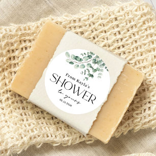 Adesivo Seu Chá Chá de fraldas Bridal Soap Favor Sticker