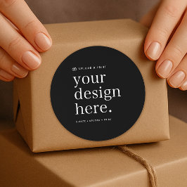 Adesivo Seu Design Carregue 3" Rodada