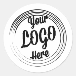 Adesivo Seu logotipo de design enviado no dia seguinte Env