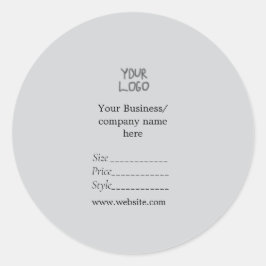 Adesivo Seu logotipo de mídia social Código QR