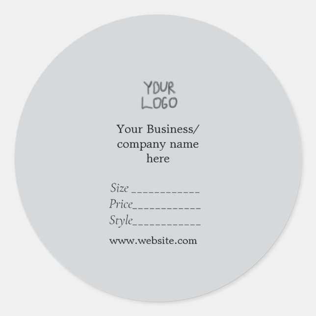 Adesivo Seu logotipo de mídia social Código QR (Frente)