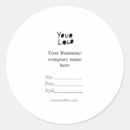 Adesivo Seu logotipo de mídia social Código QR