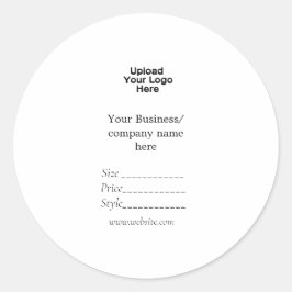 Adesivo Seu logotipo de mídia social Código QR