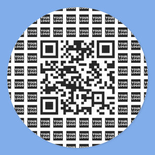 Adesivo Seu logotipo / imagem em ladrilho e código QR edit