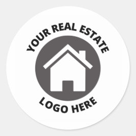 Adesivo Seu logotipo imobiliário aqui