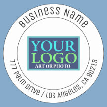 Seu logotipo, nome comercial, endereço ou qualquer