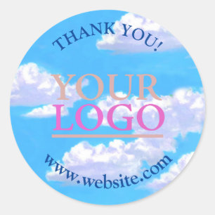 Adesivo Seu logotipo, nome e promoção do site na web  Nu