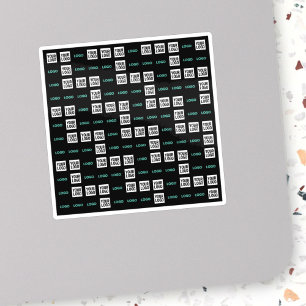 Adesivo Seu logotipo ou imagem   Padrão Zig Zag com duas i