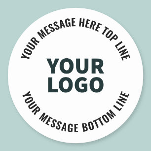 Adesivo Seu logotipo ou imagem   Texto editável em negrito