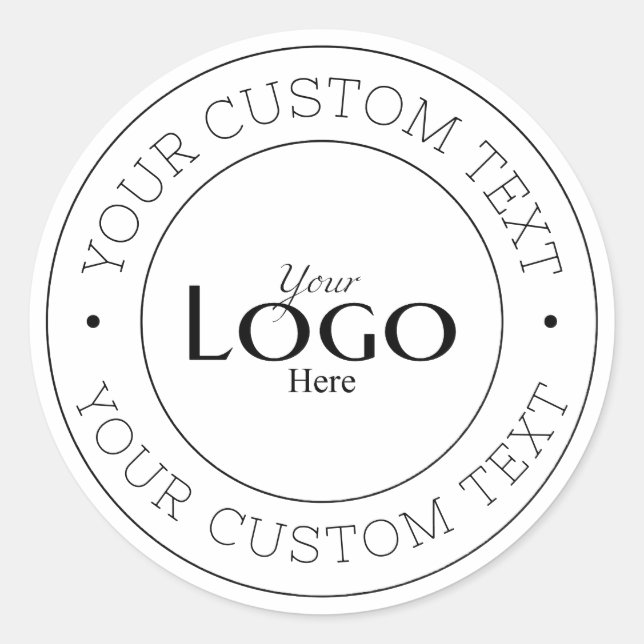 Adesivo Seu Logotipo Personalizado (Frente)