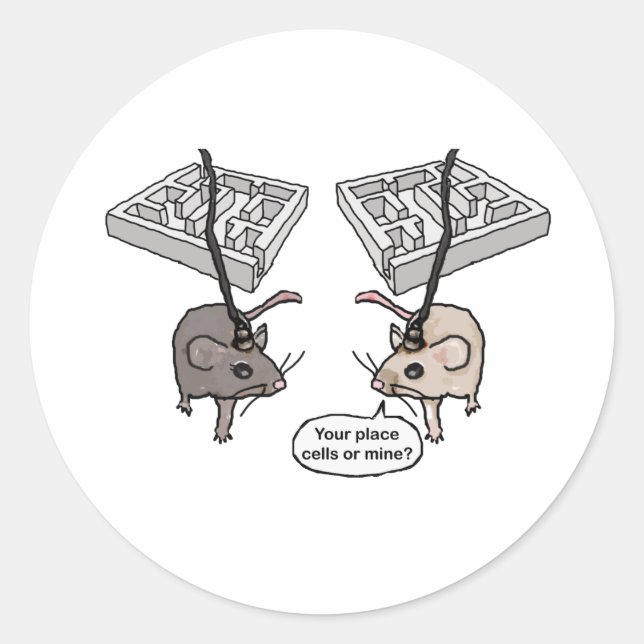 Adesivo Seu lugar (Células) ou meu? (Frente)