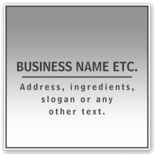 Adesivo Seu nome comercial ou Marca Etc.