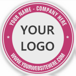 Adesivo Seu nome de logotipo Promocional do site na web