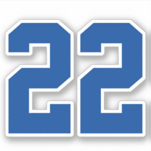 Adesivo Seu número feito sob encomenda do jérsei