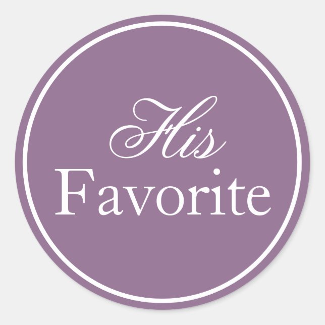 Adesivo Seu Sticker Lilac Lavanda Roxo de Casamento Favori (Frente)
