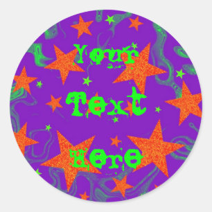 Adesivo 'Seu texto' ortográfico