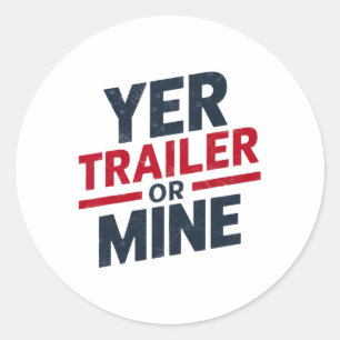 Adesivo Seu Trailer ou o Meu Divertido EUA 4 de Julho Bran