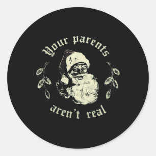 Adesivo Seus pais não são muito engraçados Papai Noel Nata