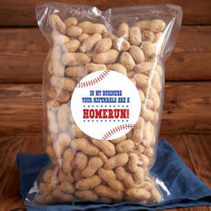 Adesivo Seus Referenciais são um Pop de Baseball Homerun