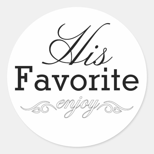 Adesivo Seus Sticks De Tratamento Favoritos (Frente)