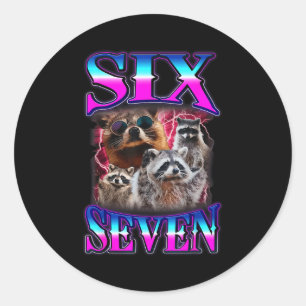 Adesivo Seven Racoon Bootleg 67 67 Six Mundo