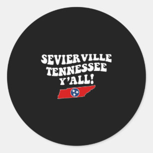 Adesivo Sevierville Tennessee Y'all Tn Férias no Sul