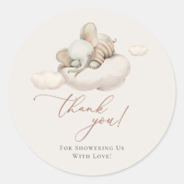 Adesivo Sexo do Elefante Dormindo Neutro