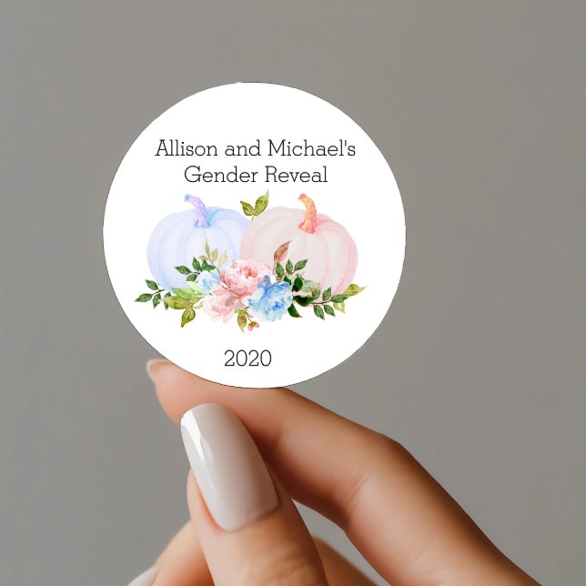 Adesivo Sexo Revelação Pumpkin Favorito presente Personali (Criador carregado)