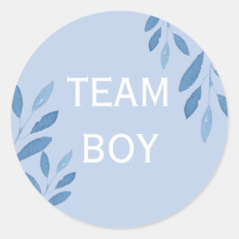 Adesivo Sexo revelado por Team Boy Blue Watercolor floral