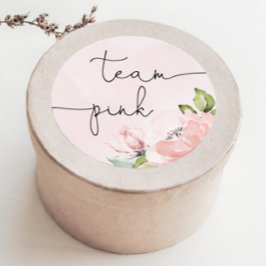 Adesivo Sexo rosa-claro revelador da equipe garota, rosa-d