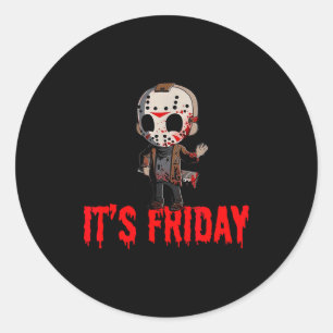 Adesivo Sexta-feira 13 engraçada Funny Halloween Horror