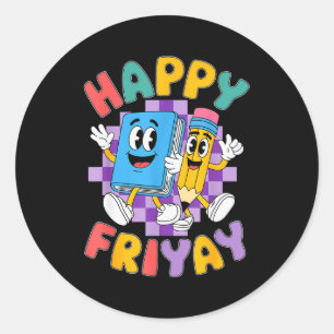 Adesivo Sexta-feira Feliz Friyay Sexta-feira Feliz Fri Yay