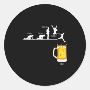 Adesivo Sexta-feira Fim de Semana Cerveja Álcool Festa Fér