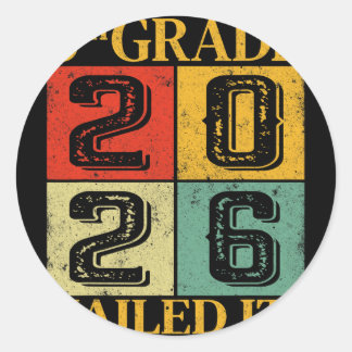 Adesivo Sexta Série 6ª Série Graduado 2026 Retro Escola Pr