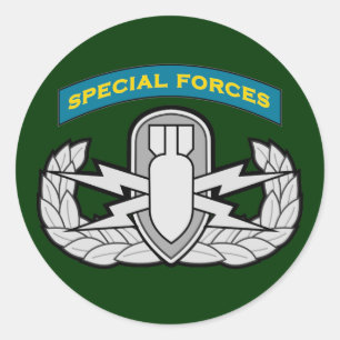 Adesivo SF Q-tab e crachá EOD