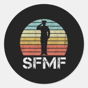 Adesivo Sfmf Milgang Exército Americano Motto Sfmf