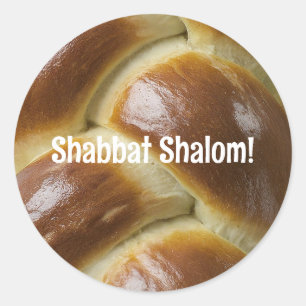 Adesivo Shabbat Shalom Challah Sticker
