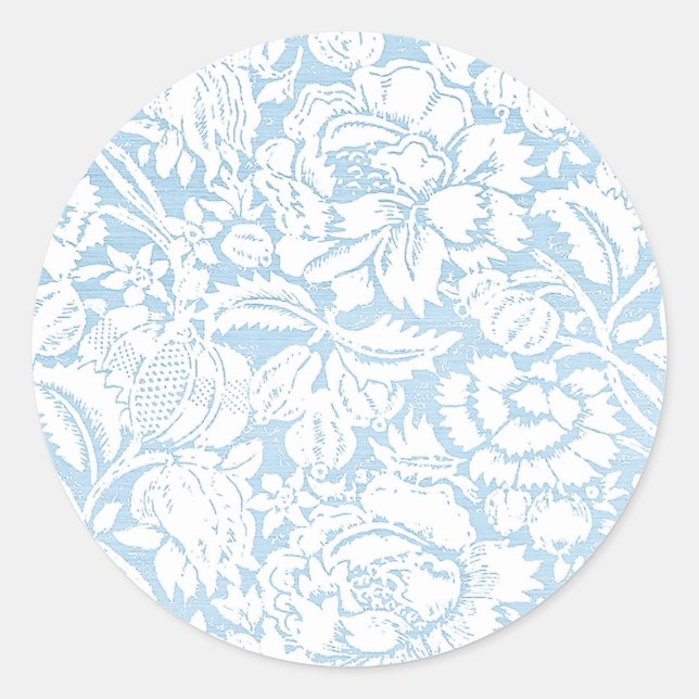 Adesivo Shabby Blue French Toile (Frente)